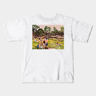 Relaxing at Sewell Park Kids T-Shirt